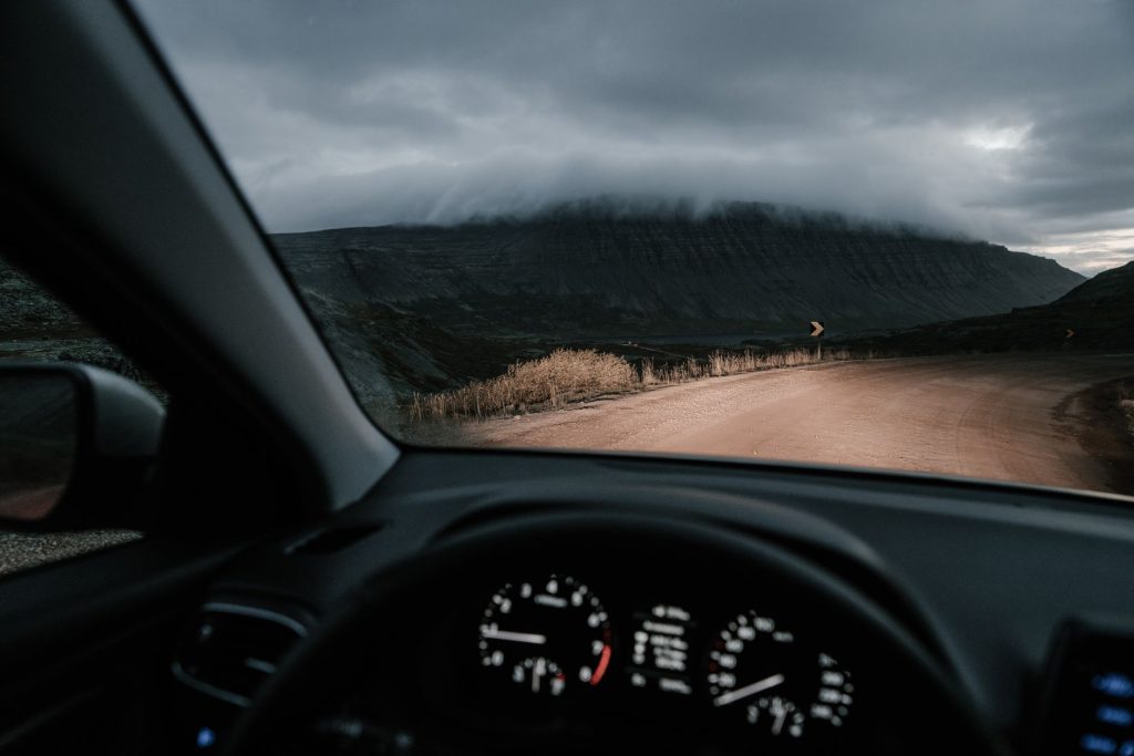 automotive dashboard with built-in dash cam recording system