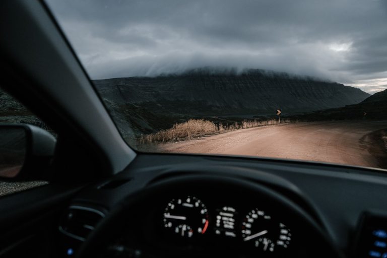 automotive dashboard with built-in dash cam recording system